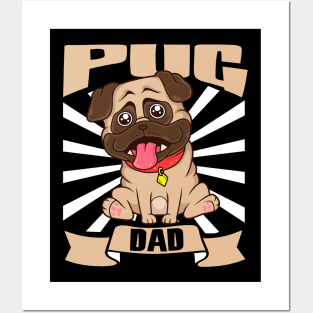 Pug Dad - Pug Posters and Art